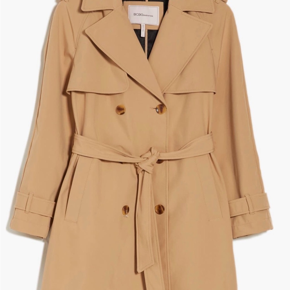 BCBGeneration Beige Trench Coat - Picture 8 of 8